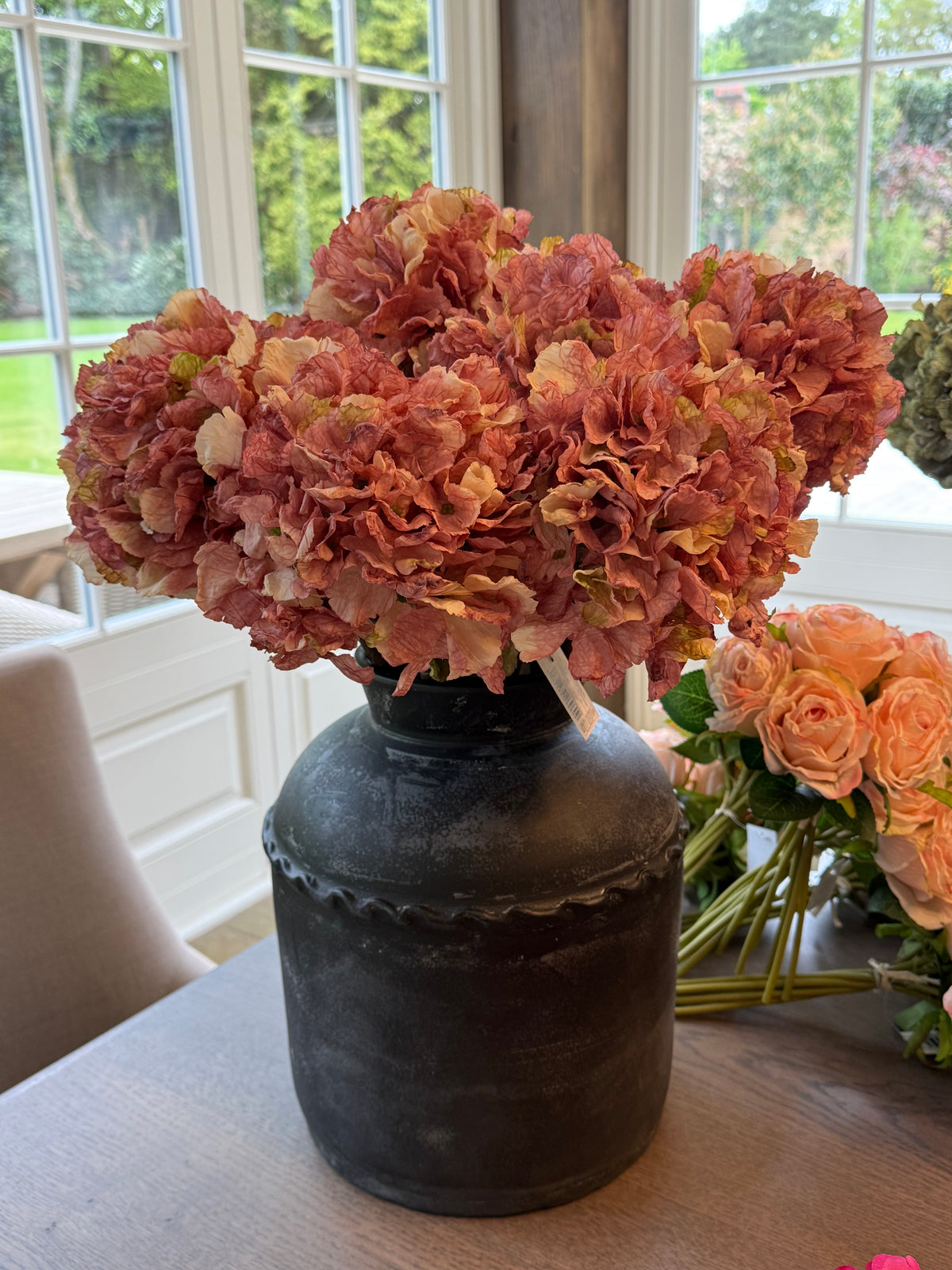 Dusky Pink Hydrangeas