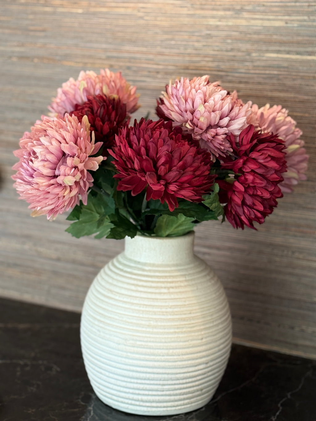 Pink Chrysanthemums