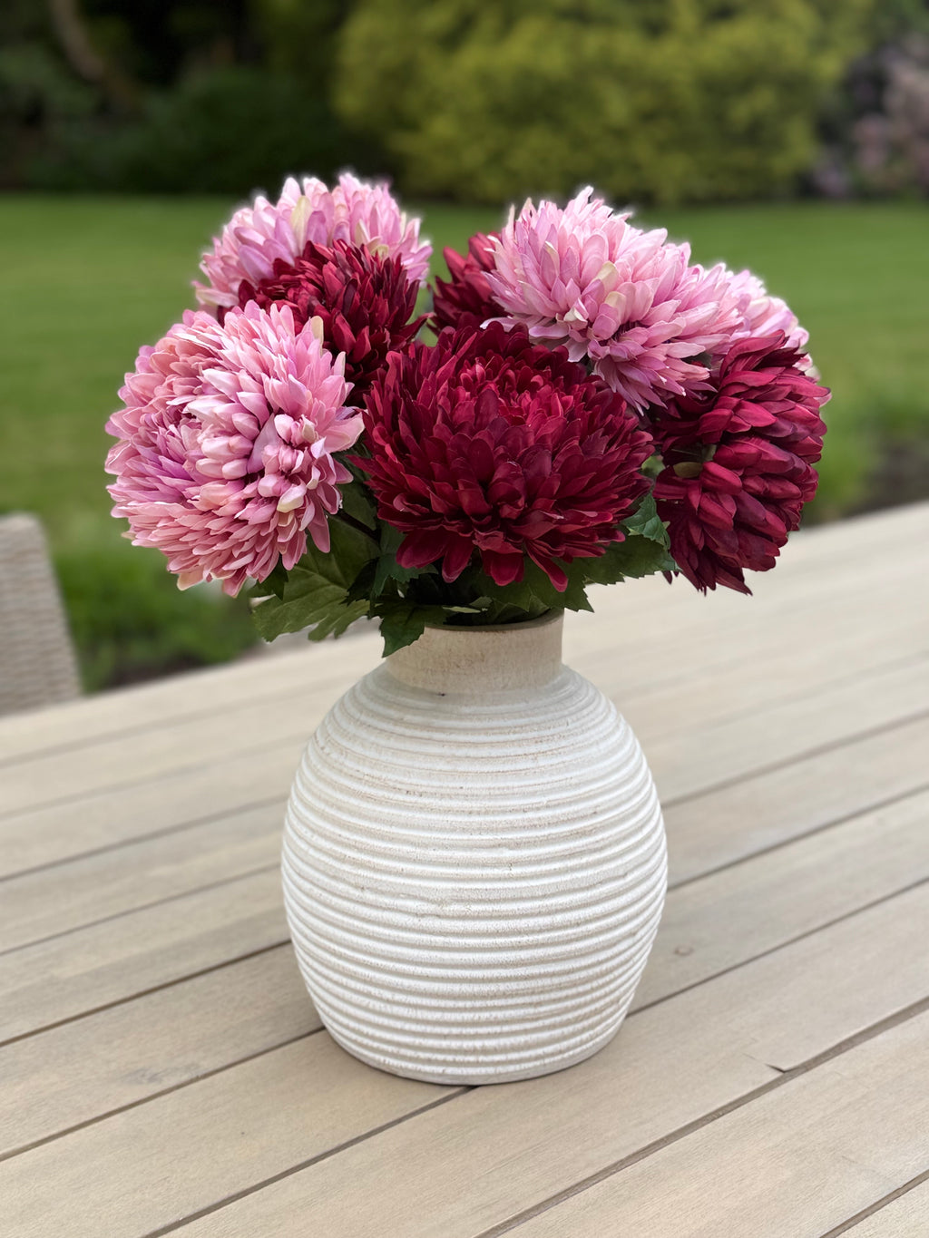 Pink Chrysanthemums